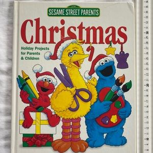 VINTAGE Holiday Sesame Street book